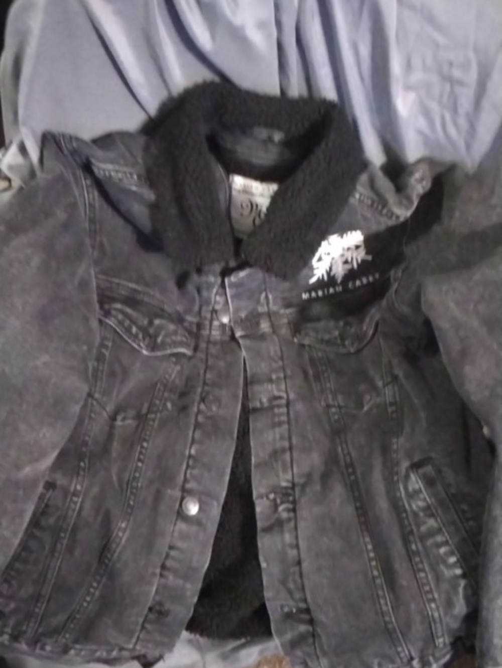 Mariah Carey Merry Christmas One And All! Collector Jean Jacket.